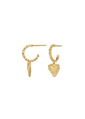 Rosalinde earrings Forgyldt Maanesten